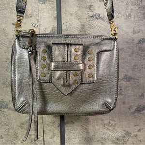 Botkier West Way Crossbody Gold Tone Leather